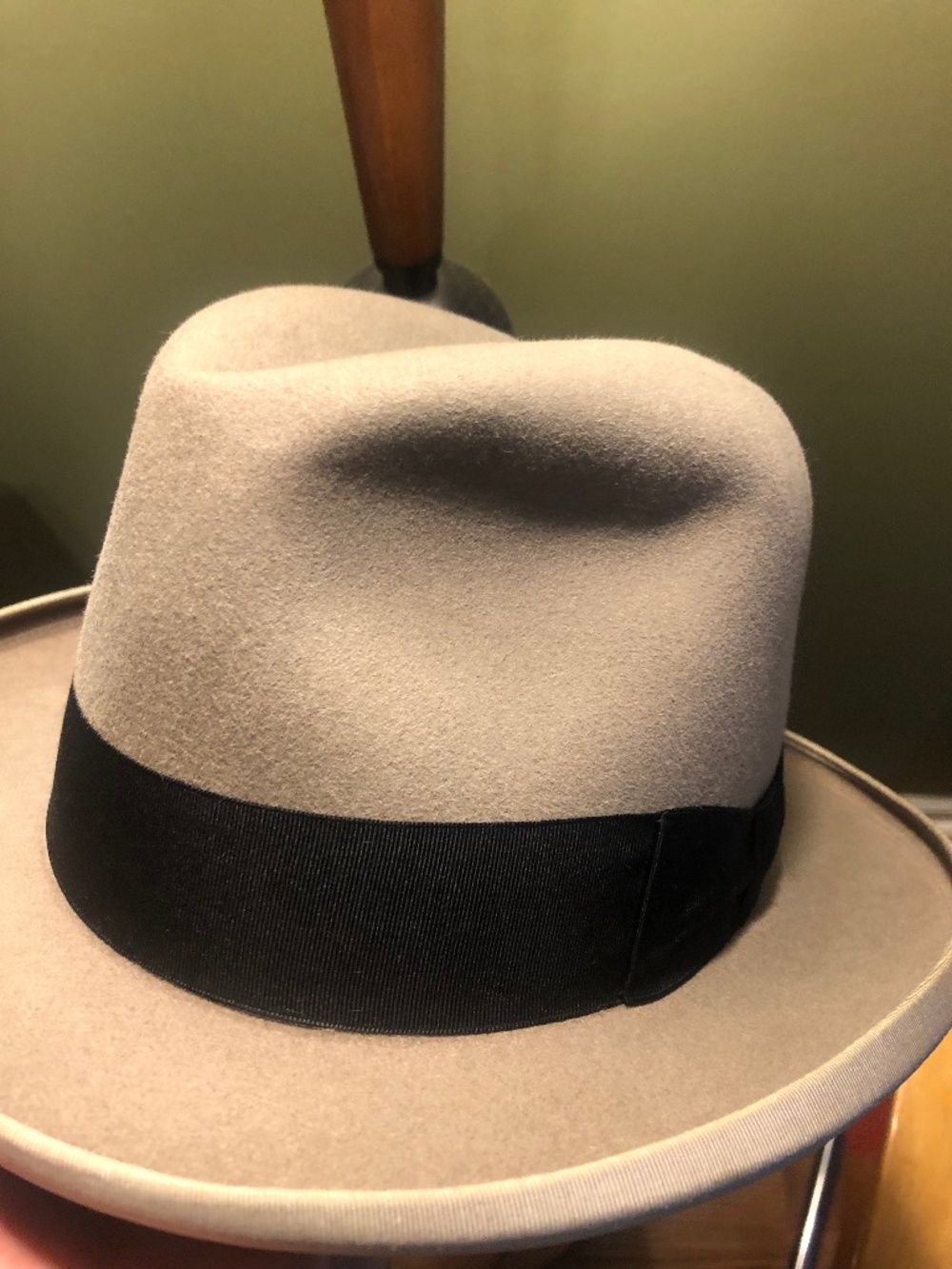 Vtg. Borsalino Homburg 7 3/8